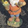 20.5" Tall Spring Gnome Garden Statue with Flower Pot and Water Can