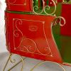 5.5ft. Tall Elegant Metal Christmas Sleigh "The Bethlehem"