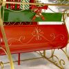 5.5ft. Tall Elegant Metal Christmas Sleigh "The Bethlehem"