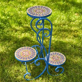 "London" Mosaic Plant Stand