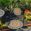 "London II" Mosaic Bistro Set