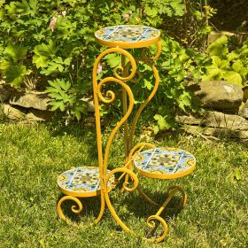 "Los Angeles II" Mosaic Plant Stand