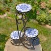 "Denver" Three-Tier Mosaic Plant Stand