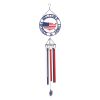 Weathervane Wind Chime - Patriotic Welcome Friends & Family