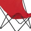 Modern Indoor Outdoor Red Xl Folding Lounge Chair