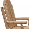 Rustic And Natural Cedar Adirondack Rocking Chair