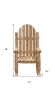 Rustic And Natural Cedar Adirondack Rocking Chair