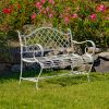 "Stephania" Victorian-Style Iron Garden Bench