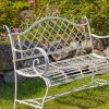 "Stephania" Victorian-Style Iron Garden Bench