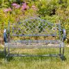 "Stephania" Victorian-Style Iron Garden Bench