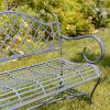 "Stephania" Victorian-Style Iron Garden Bench