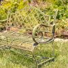 "Stephania" Victorian-Style Iron Garden Bench