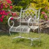 "Stephania" Victorian-Style Iron Garden Armchair