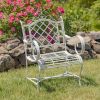 "Stephania" Victorian-Style Iron Garden Armchair