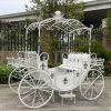 "Antoinette" Large Parisian Style Iron Carriage with Planters