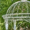 "Zina" Large Round Iron Garden Gazebo