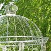 "Zina" Large Round Iron Garden Gazebo