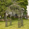 "Zina" Large Round Iron Garden Gazebo