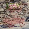 Two Tier Iron Flower Push Cart "Odesa 1794"