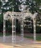 10.5ft Tall Rectangular Arched Garden Gazebo "Mahekal"