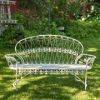 Garden Bench with Curved Back "Paris 1968"