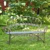 Garden Bench with Curved Back "Paris 1968"