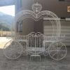 10ft. Tall Large Heart-Shaped Iron Carriage "Aphrodite"