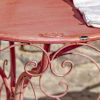 "Le Chardenoux 1908" Three Piece Metal Bistro Set in Antique White