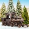 5.85 ft. Long Medium Iron Train with Cart & Lanterns "Blessed Bullet"