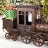 5.85 ft. Long Medium Iron Train with Cart & Lanterns "Blessed Bullet"