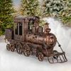 5.85 ft. Long Medium Iron Train with Cart & Lanterns "Blessed Bullet"