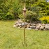 63.75" Tall Iron Birdhouse Stake "Zurich"