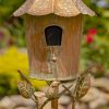 63.75" Tall Iron Birdhouse Stake "Zurich"