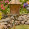 63.75" Tall Iron Birdhouse Stake "Zurich"