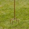 63.75" Tall Iron Birdhouse Stake "Zurich"