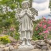 39" Tall Magnesium Angel Statue Praying "Taylor"