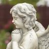 39" Tall Magnesium Angel Statue Praying "Taylor"