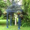 13ft. Tall Round Metal Garden Gazebo "Zara"