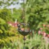 Set of 6 Animal Hanging Umbrella Birdfeeder Wind Chimes