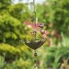 Set of 6 Animal Hanging Umbrella Birdfeeder Wind Chimes