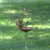 Set of 6 Animal Hanging Umbrella Birdfeeder Wind Chimes