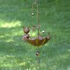 Set of 6 Animal Hanging Umbrella Birdfeeder Wind Chimes