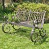 "Tatiana" Iron Rocking Garden Bench