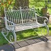 "Tatiana" Iron Rocking Garden Bench