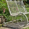 "Tatiana" Iron Rocking Garden Bench