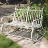 "Tatiana" Iron Rocking Garden Bench