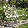 "Tatiana" Iron Rocking Garden Bench